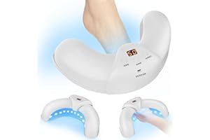 Nail Fungus Cleaning Device, Foldable Nail Fungus Light Device for Multiple Fingernails & Toenails, Discolored & Thickened To