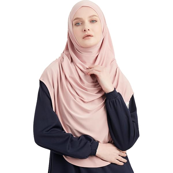 Kuwait Lady 2 Piece Middle Eastern Mall Kuwaiti Hijab Instant Head Scarf For Women ...