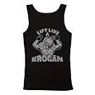 GEEK TEEZ Lift Like a Krogan Men's Tank Top Black Large