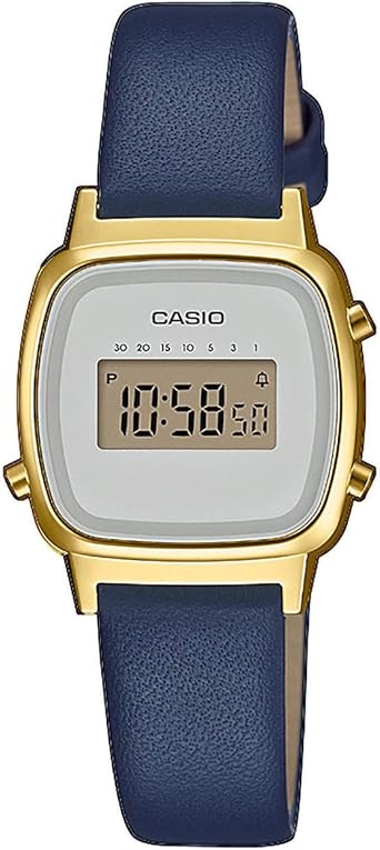 Casio Reloj Digital para Mujer de Cuarzo con Correa en Cuero ...