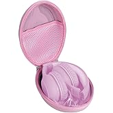Hermitshell Hard Travel Case for MIDOLA/Pahasur/soulsens/MW Acc CA/Mpow CH6S Kids Headphones (Only Case) (Pink)