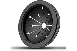 RQYEKDO Garbage Disposal Splash Guard,1 Pack 3 1/8 Inch Sink Baffle Disposer Drain Splash Guard Collar EPDM Rubber Upgraded Replacement Quiet Cover for Waste King, Whirlaway, GE Disposer