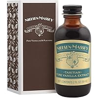 Nielsen-Massey Tahitian Pure Vanilla Extract for Baking and Cooking, 2 Ounce Bottle with Gift Box