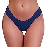 Halcurt Women's Mid Waisted Bikini Swimsuit Bottoms Full Coverage Swim Bottoms