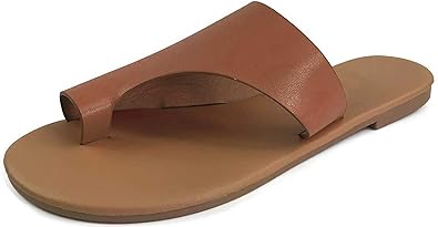 toe ring slide sandals