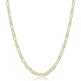 PPRLIFE Gold Necklace For Women 3.2mm Wide Figora Chain 14K Gold Necklace Beauty In Simplicity Jewelry For Women Neutral Design Necklaces For Mens Necklaces Chain 16-30