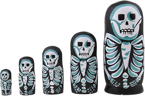 skeleton russian dolls