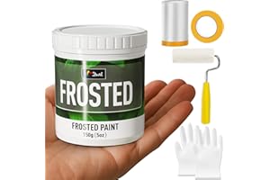 DWIL Frosted Glass Paint, 5oz Window Privacy Paint, Waterproof Frosted Glass Spray, UV Resistant Window Privacy Film for Bathroom Kitchen Door