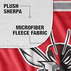 University of Lynchburg Primary Logo Stripes Sherpa