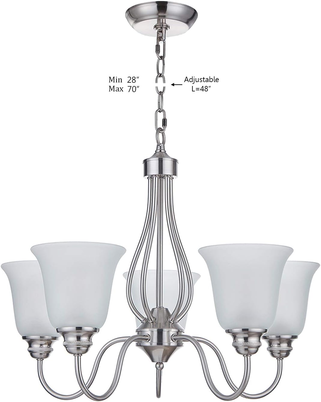 Best Dining Room Light Fixtures Brushed Nickel Shade The Best Home