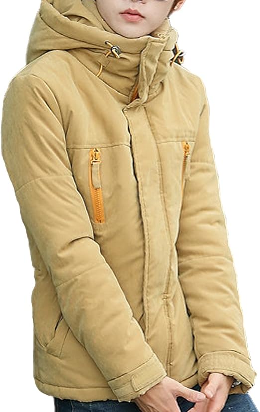 Amazon ディーコッテ D Kotte メンズ ダウンジャケット ブランド コート アウター 冬 防寒 大きいサイズ フード スリム タイト フィット カジュアル Z052 3xl ベージュ コート ジャケット 通販