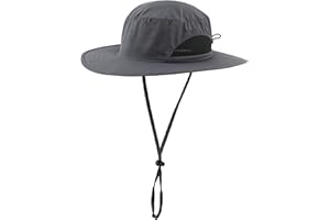 LLmoway Kids Sun Protection Hat Quick Dry Adjustable Wide Brim Mesh Bucket Hat