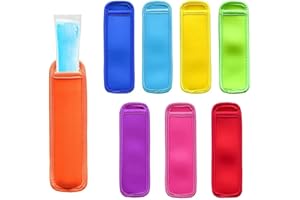 YUHENGCT Reusable Ice Popsicle Holders,Popsicle Sleeves Ice Pop Antifreezing Sleeves,Ice Freezer Protective Cover, for Frozen