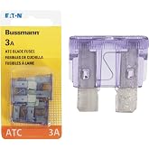 3A ATC Blade Fuse | 32 VDC Rating, Violet Color, Transparent Housing, SAE J1284 And UL Compliant, 1 kAIC Interrupt Rating