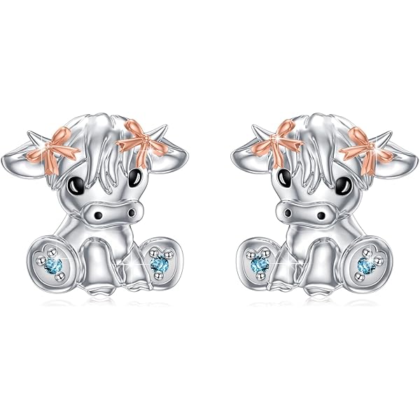 Highland Cow Bracelet 925 Sterling Silver