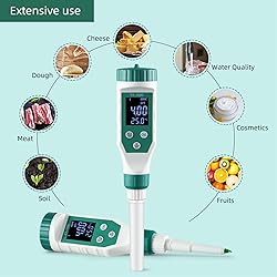 RCYAGO Digital pH Meter for Food, 0.01 Resolution