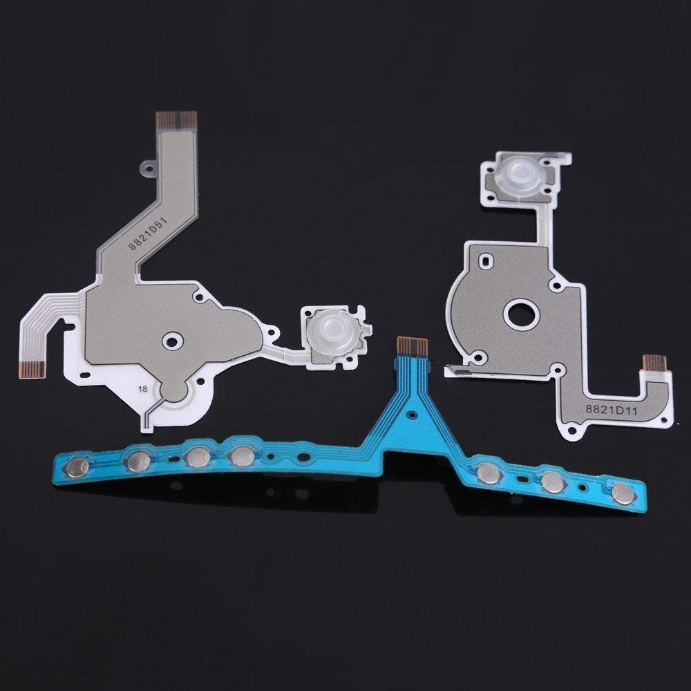 Gametown Direction Cross Button Left Key Volume Right Keypad Flex Cable for PSP 3000 3001 Console.
