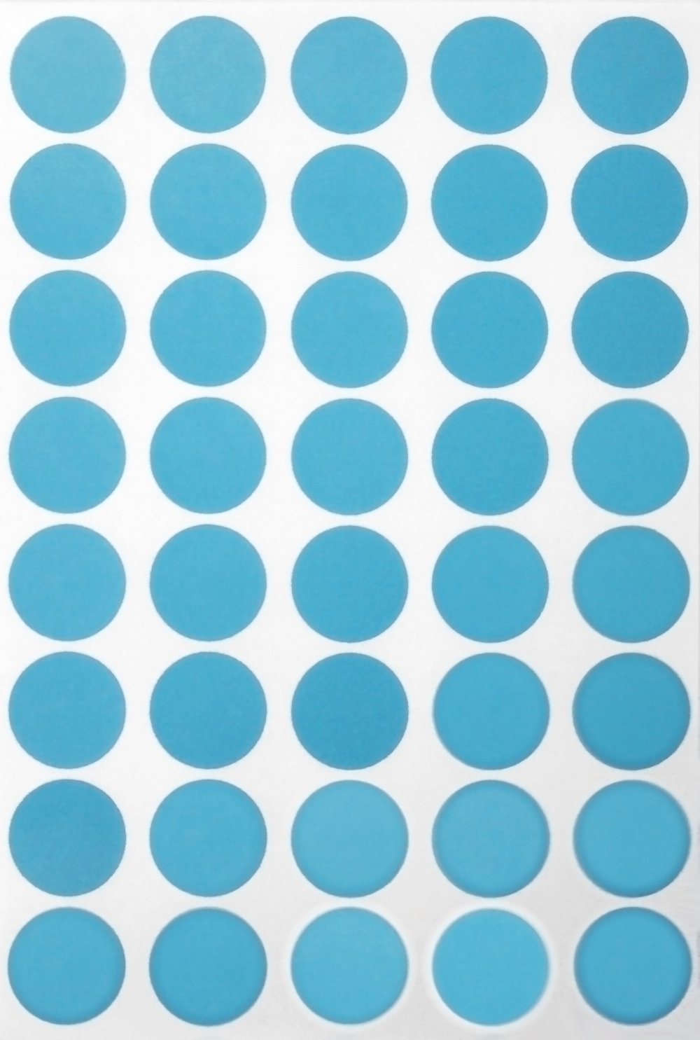 Royal Green Round Sticky Labels to Write on Inventory and Labeling, Pricing Dot Stickers 1.9 cm (19 mm), 2000-Pack (Light Blue) — image 1