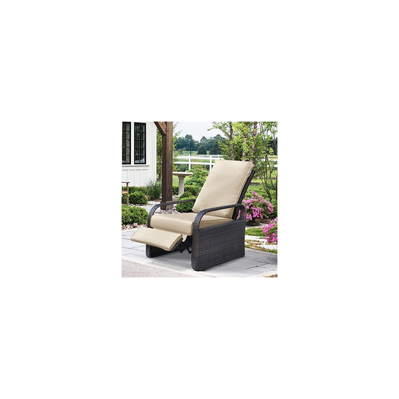 high back reclining garden chairs