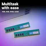 Crucial DDR4 RAM 32GB Kit 16GBx2 3200MHz Desktop Memory PC4-25600 UDIMM view 4