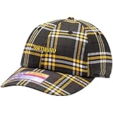 Fan Ink Borussia Dortmund - Mogul Premium Plaid Adjustable Hat Black and Yellow