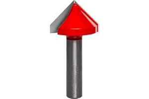 Freud 20-116 1-1/2-Inch Diameter 90-Degree V-Grooving Router Bit with 1/2-Inch Shank, Multicolor