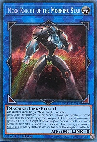 Yu-Gi-Oh! - Mekk-Knight of the Morning Star - CYHO-EN045 - Secret Rare - 1st Edition - Cybernetic Horizon