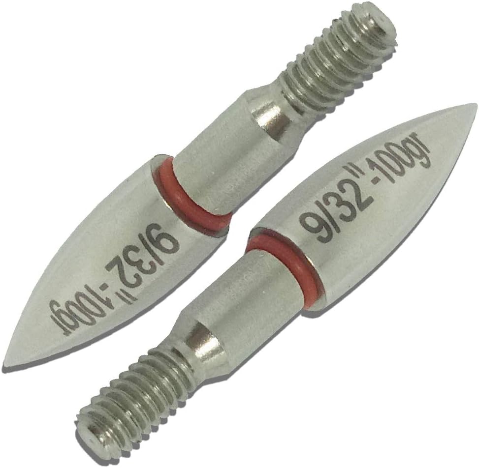 Archery Field Points Belt O Ring 100/125/150 Grain Stainless Steel Bullet, Suitable for Multiple Arrow Sizes and Target Practice (1 Dozen 12 PCS) : Sports & Outdoors
