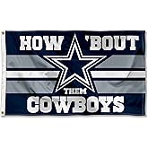 WinCraft Dallas Cowboys How Bout Them Cowboys Flag Outdoor Indoor 3x5 Foot Banner