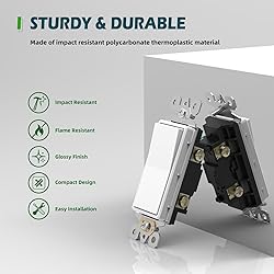 TOPELER 10 Pack Single Pole Decorator Light