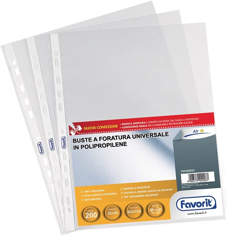 Favorit 100460055 Document Protectors