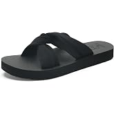 KuaiLu Womens Sandals Black Size 8