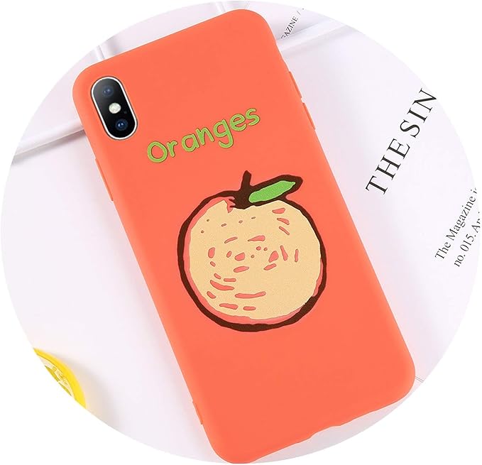 Amazon Co Jp アニメ スイカ 透明 ソフト フォン カバー ケース Iphone X Xs Max Xr 8 7 6 6s Plus レモン ストロベリーオレンジシェル For Iphone 8 家電 カメラ