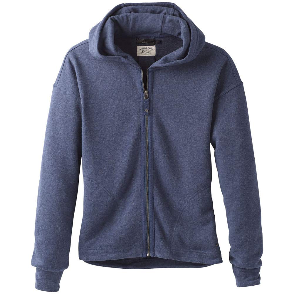 prAna Women's Cozy Up Zip Up Jacket, Equinox Blue