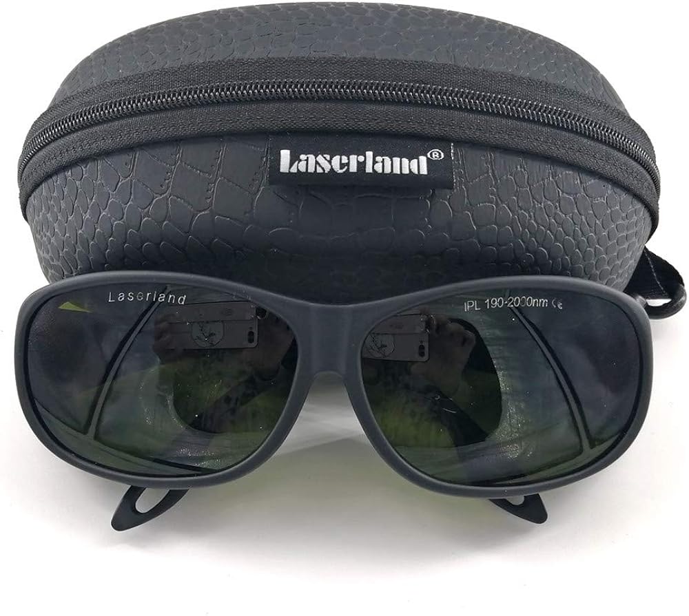 Lunettes Protection IPL Laser 190-2000nm - Lunettes Épilation Avec Étui Anti Lumière Pulsée