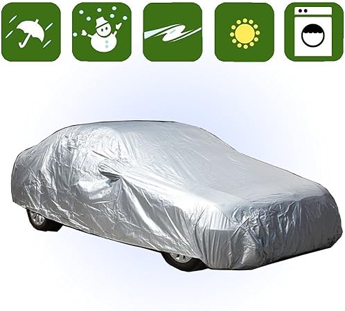 Amazon Erasky 汎用 自動車 カバー 脱着 簡単 ボディー 保護 カー カバー 愛車を 雨 雪 風 直射日光 キズ から守るxxl サイズ オリジナルカラビナ メーカー保証書 豪華３点セット 軽量 で 女性 にも 扱いやすい ボディーカバー 車 バイク