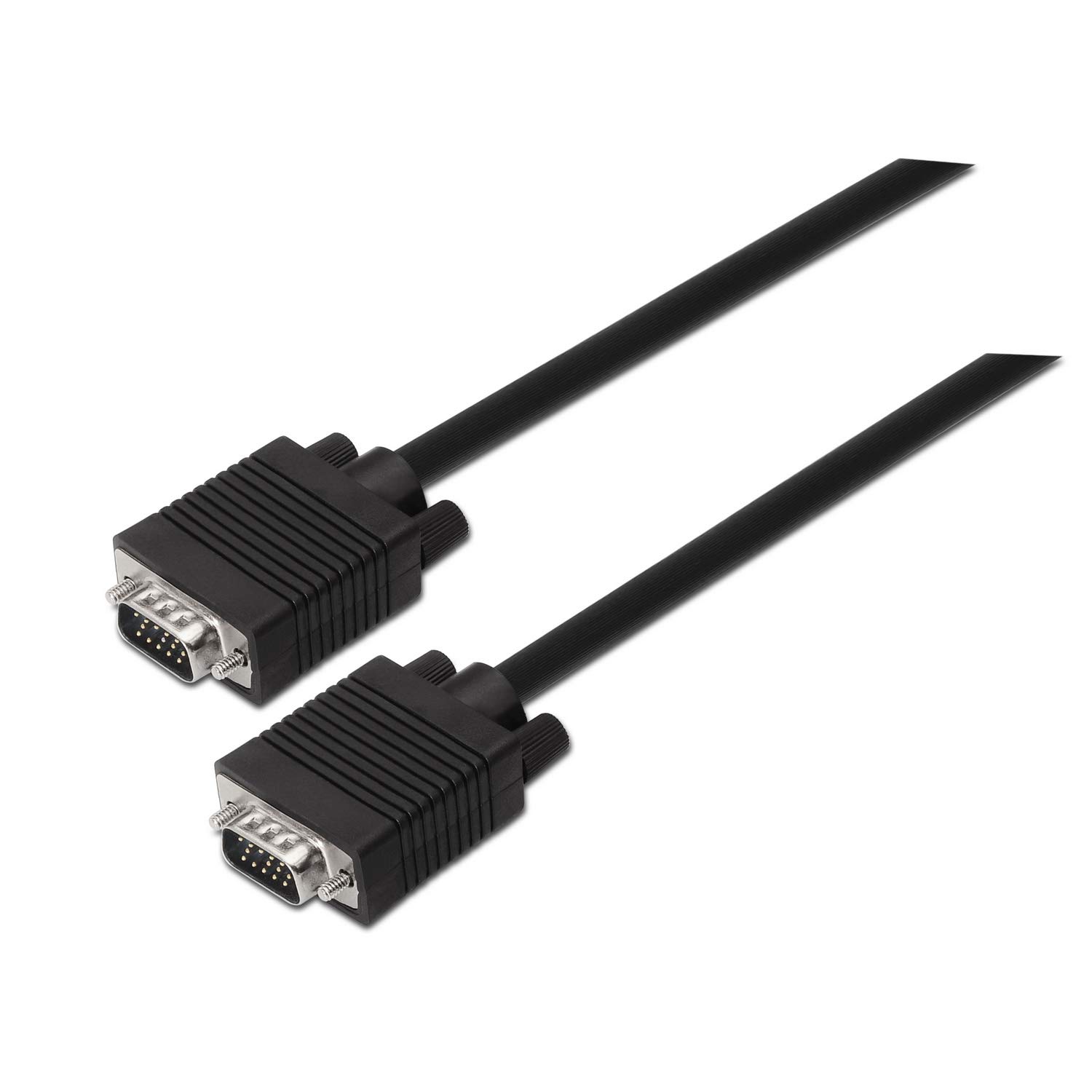 AISENS A113 – 0070 – 5 m SVGA Cable for Monitor, TV And Projector, Black