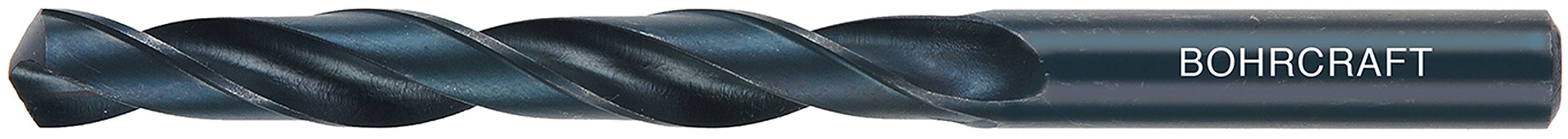 Bohrcraft Spiral Drill Bit DIN 338 High-Speed Steel Roll-Forged Type N 6.5 mm in BC Quadro Pack (Pack of 10), 11000100650