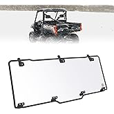 KEMIMOTO Rear Window, Hard Rear Windshield Compatible with 2017-2023 2022 Polaris Ranger XP 1000 / Crew, 2020 2021 2022 Polar