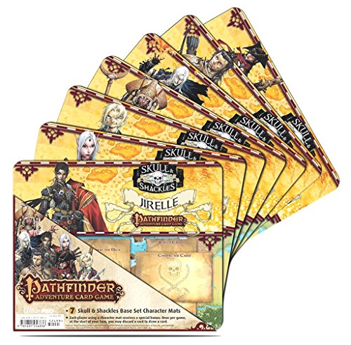 Pathfinder Skull and Shackles Base Set Character Mat (7-Pack)