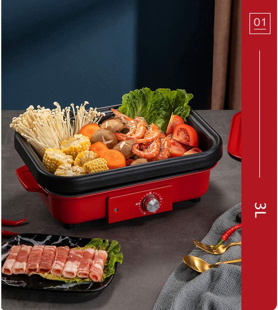 review Electric Smokeless Grill Indoor and Outdoor Use Grill Grate and Disc 2 Plates Removable Portable BBQ Grilling & Searing 370X250x195mm