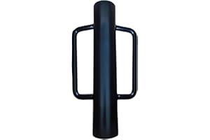 MTB Garden 1Pack 16 Inch Black Fence Post Driver with Handle 18 LB Steel T Post Pounder Portable Hand Post Rammer for Wooden Posts U Channels Fence Posts,16 Inch Post Pounder Good for Small Projects