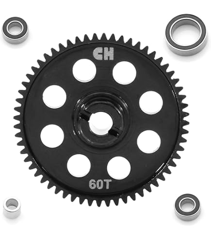 Amazon.com: Hot Racing SLTN54M5 Steel Main Gear 0.5module 54 Tooth