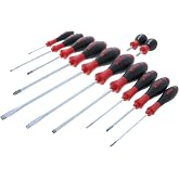 Wiha 30297 12-Piece Slotted and Phillips Screwdriver Set with Soft Finish Handles