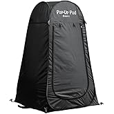 GigaTent Pop Up Pod Changing Room Privacy Tent – Instant Portable Outdoor Shower Tent, Camp Toilet, Rain Shelter for Camping