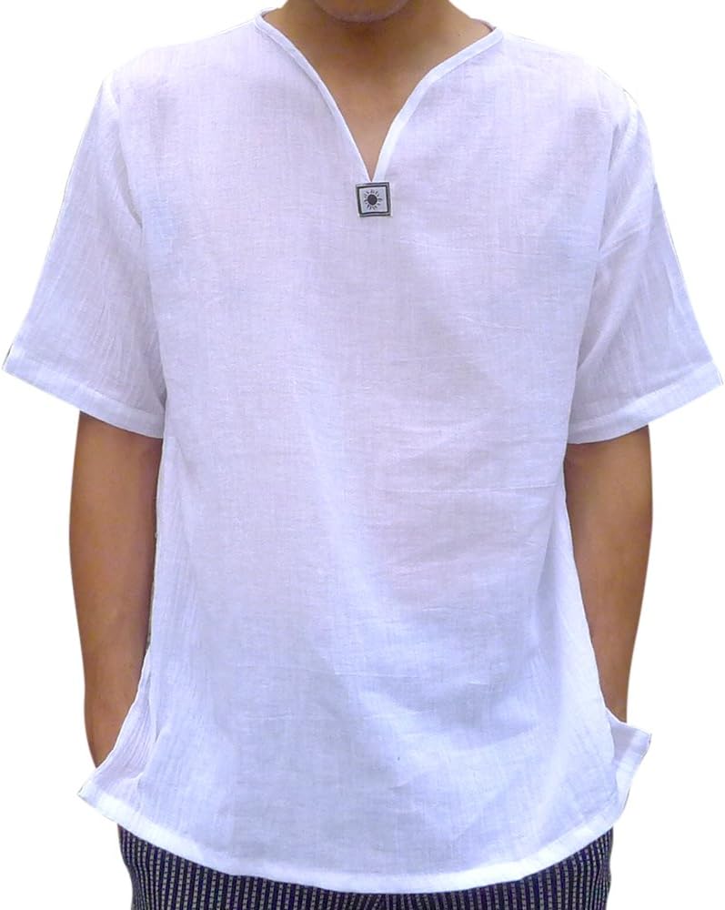Thestory Men Women Bohemian Boho Hippie Tee T-Shirt Short Sleeve 100% Cotton