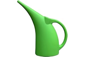 KP KOOL PRODUCTS 1/2 Gallon Watering Can - Small Plastic Green Plant Waterer for Indoor & Outdoor Use - 1 Pack