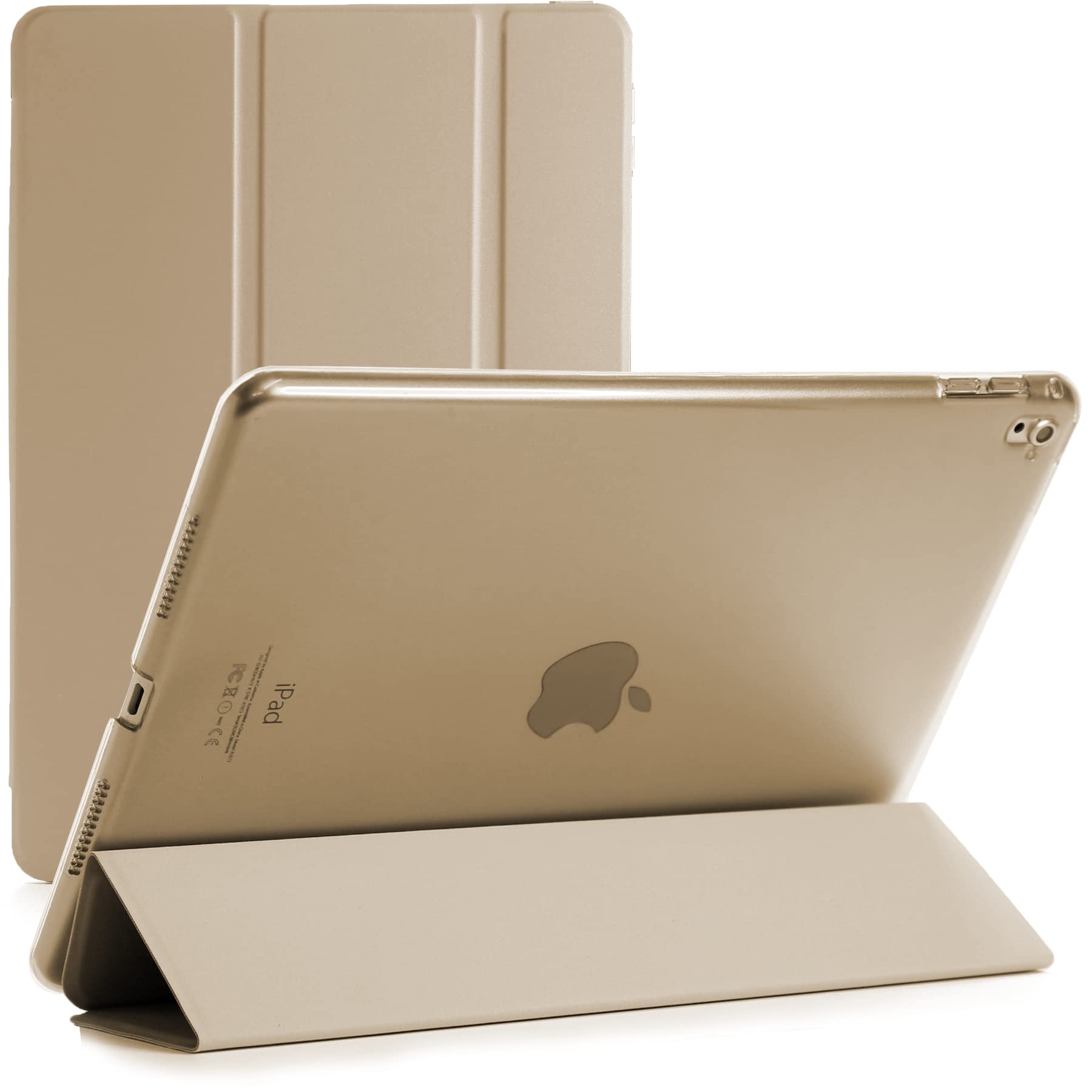 Smart Magnetic Stand Case For Only Apple iPad Pro 9.7 Release in 2016 (Gold)