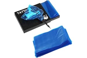 AUTDOR Tattoo Machine Bag Covers - 200PCS Disposable Cover Tattoo Machine Gun Bags Plastic Sleeve for Tattoo Supplies, Tattoo Kits, Tattoo Machine Gun Accessories