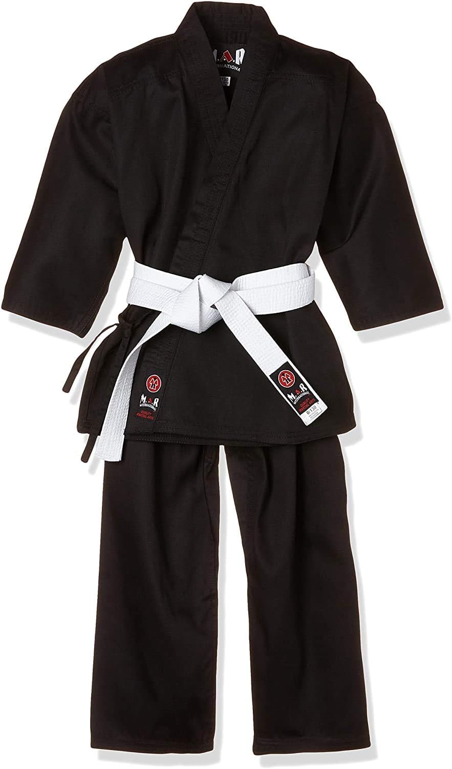 M.A.R International Karate Uniform GI Suit Outfit Clothing Gear Shokotan Shukokai Black 170CM